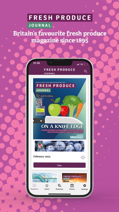 Screenshot #1 pour Fresh Produce Journal