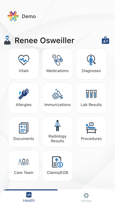 eSante MyHealth Screenshot