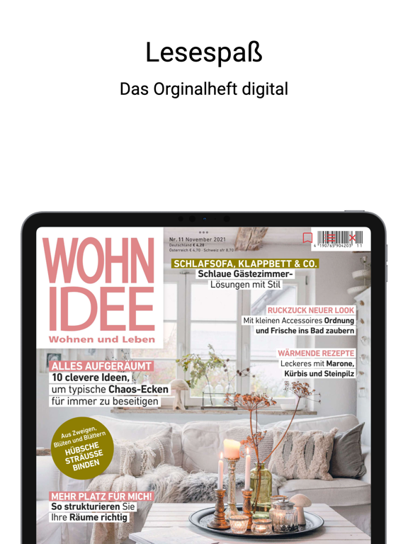Wohnidee ePaper iPad app afbeelding 1