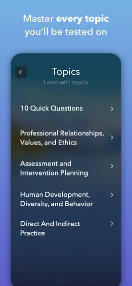 Game screenshot ASWB Master's Exam Prep 2023 apk