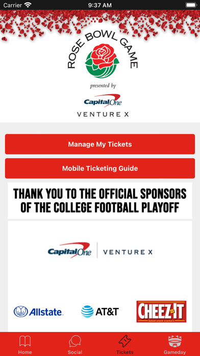 Rose Bowl Game Screenshot