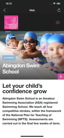 Game screenshot Abingdon Sports and Leisure hack