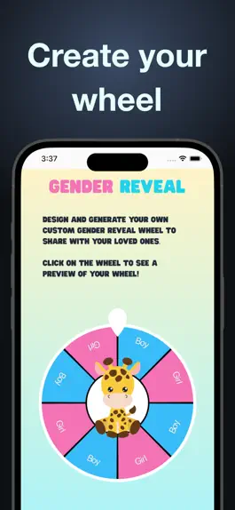 Game screenshot Gender Reveal Wheel mod apk