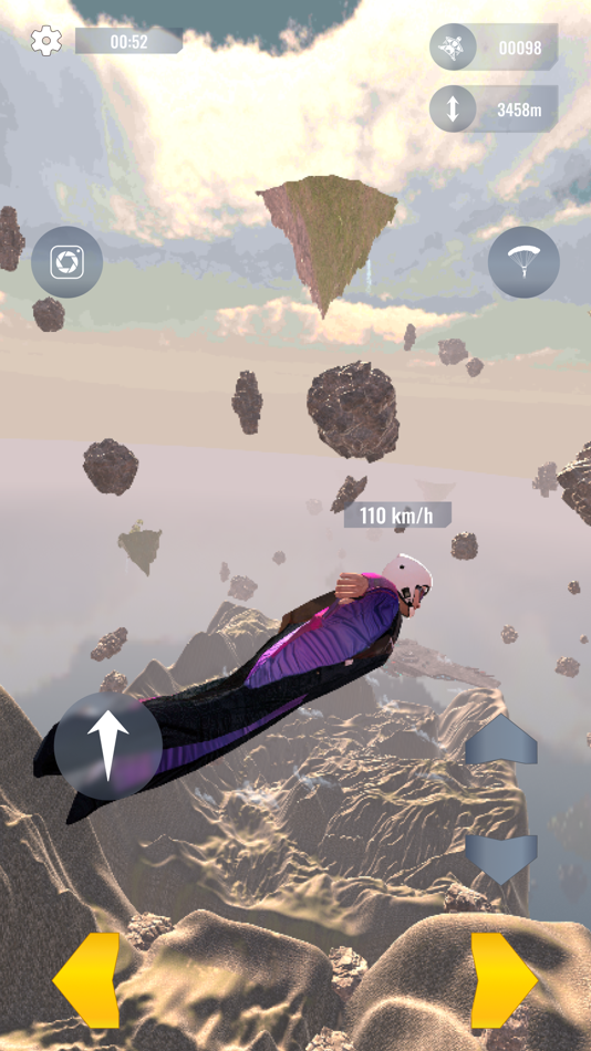 #6. Realworld Wingsuit Simulator (iOS) 由: Vahagn Sargsyan