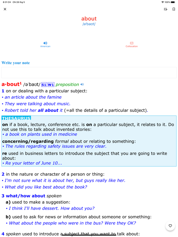 Screenshot #4 pour Advanced American Dictionary