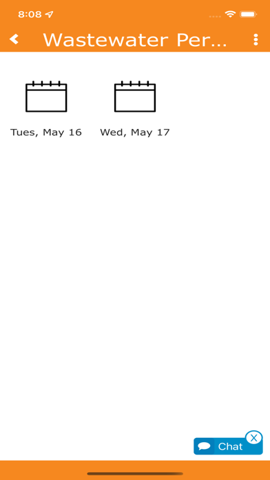 TCEQ 2023 Trade Fair Schedule Screenshot