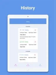 Breastfeeding Tracker & Timer ipad bilder 3
