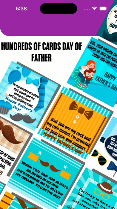 Father day card Screenshot