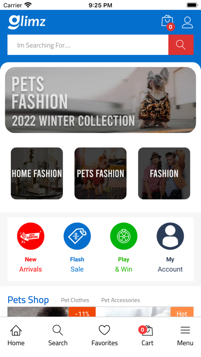 Glimz Shop Screenshot