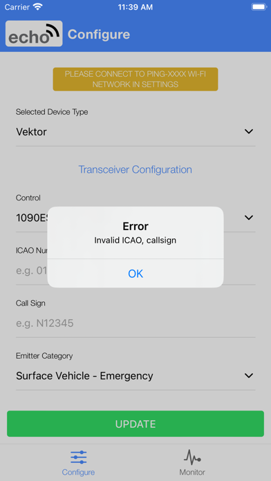 uAvionix Echo Installer Screenshot