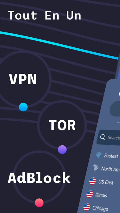 Screenshot #1 pour Tor Browser and VPN