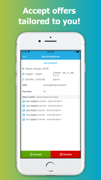 QTI Jobs Screenshot