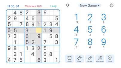 Landscape Sudoku - Big Number Screenshot