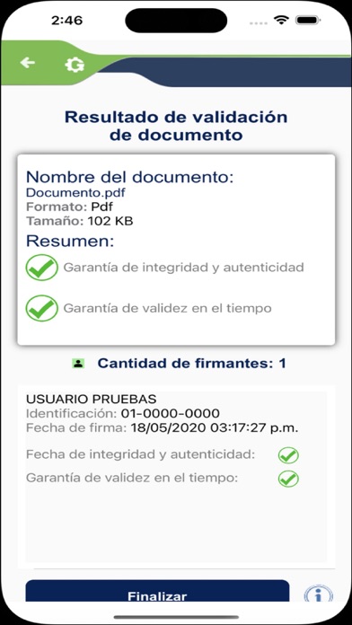 GAUDI Móvil Screenshot