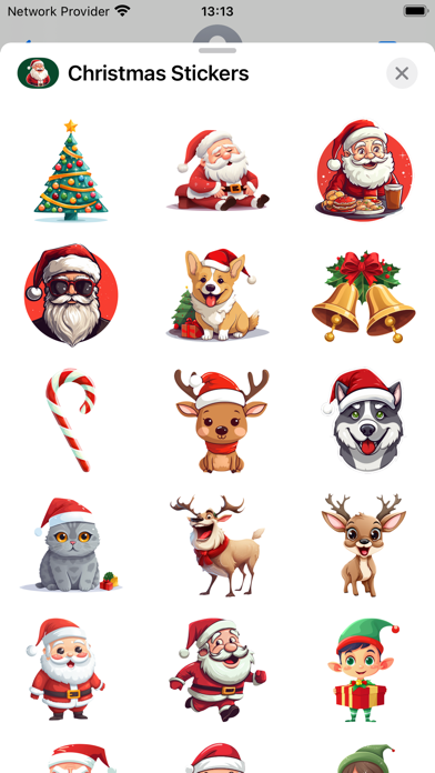 Merry Christmas Sticker Set Screenshot