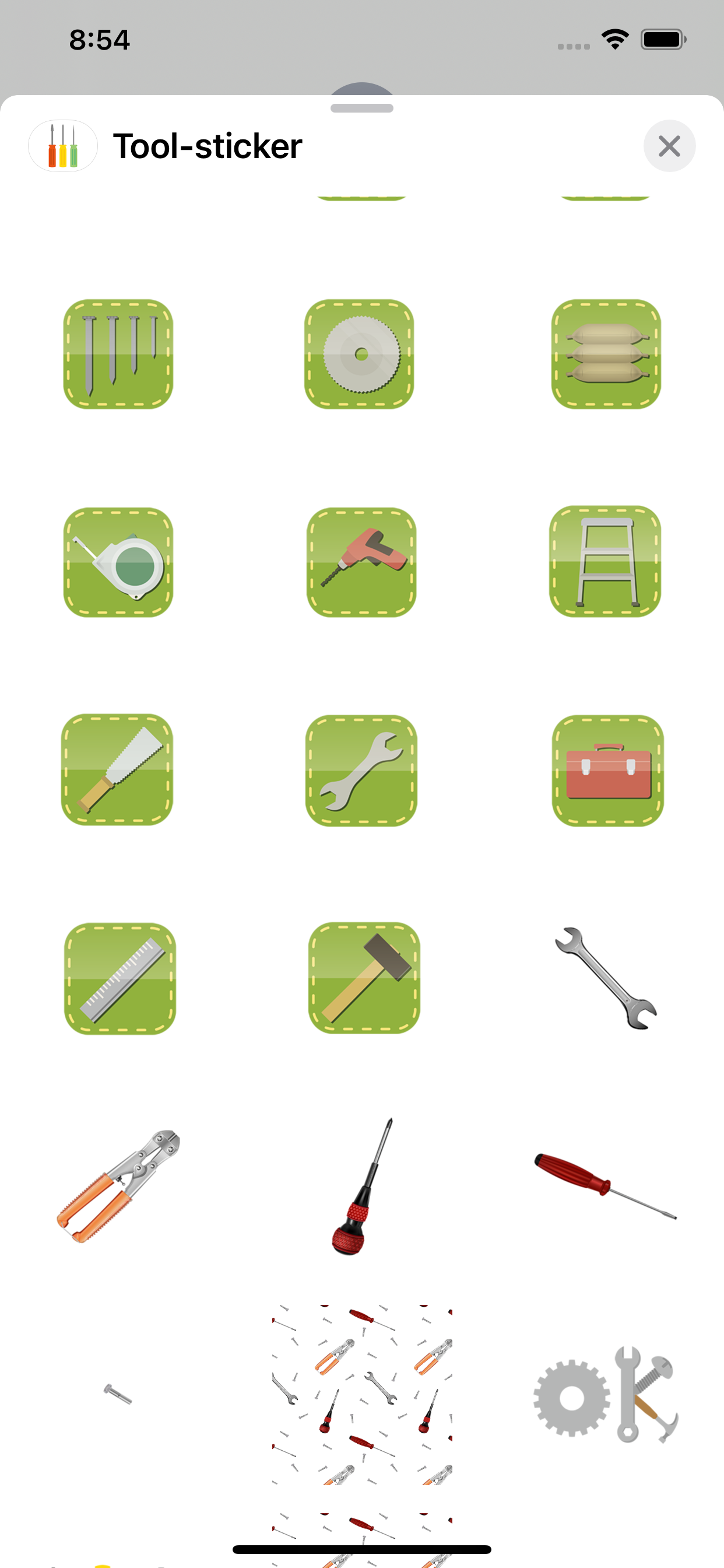 Adesivo utensile