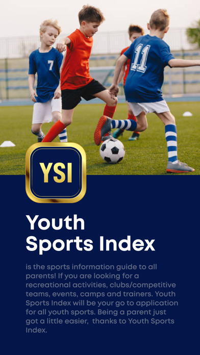 Youth Sports Index Screenshot