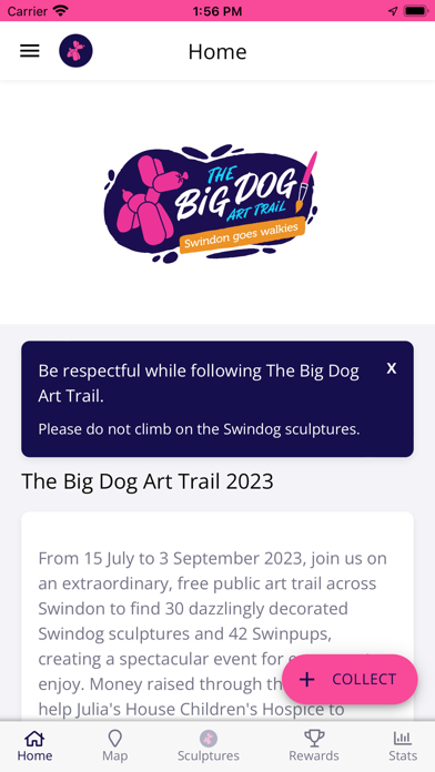 The Big Dog Art Trail 2023 Screenshot