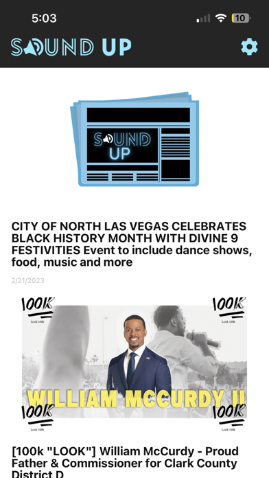SoundUp Media Screenshot