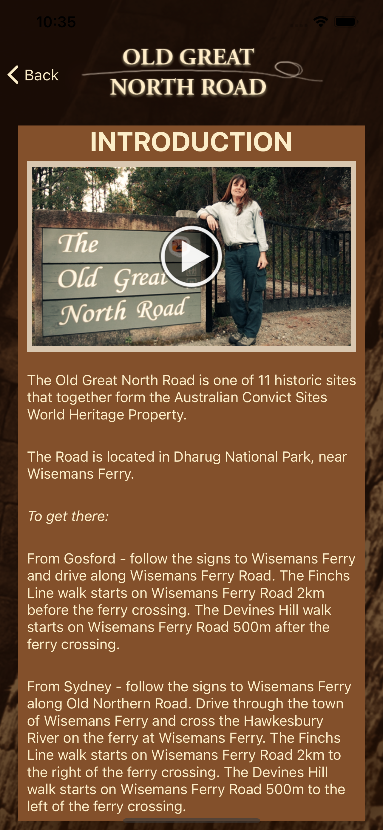 Convict Road