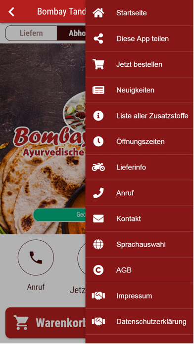 Bombay Tandoori Screenshot