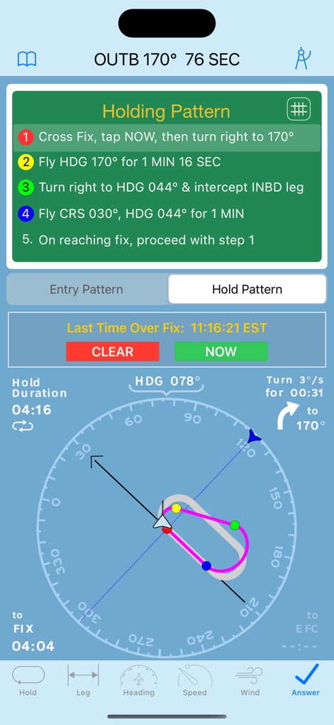 Holding Pattern Computer - Navigation App | MWM