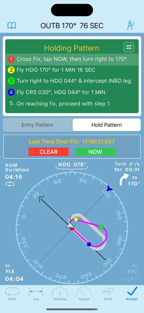 Holding Pattern Computer - Navigation App | MWM