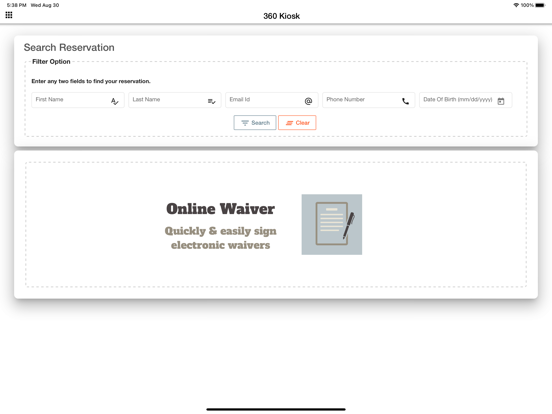 App screenshot