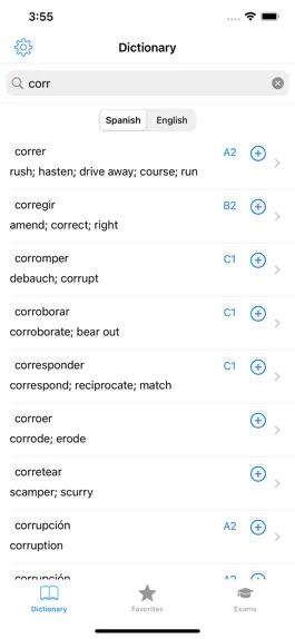 Game screenshot Spanish: dictionary, CEFR exam mod apk