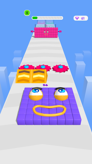 Number Blocks - Run Games Screenshot