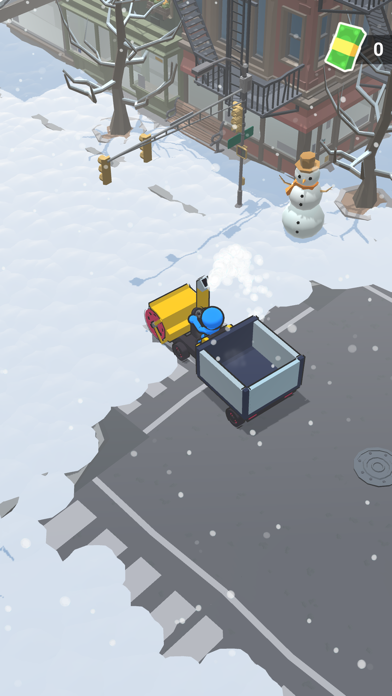 Snow shovelers - simulation Screenshot