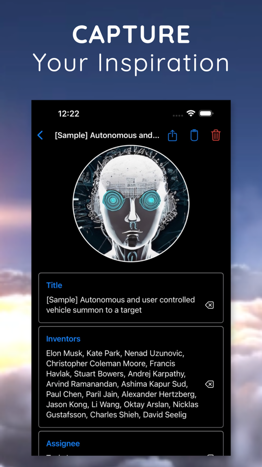 #1. Patent AI (iOS) By: Nitrocast, Inc.