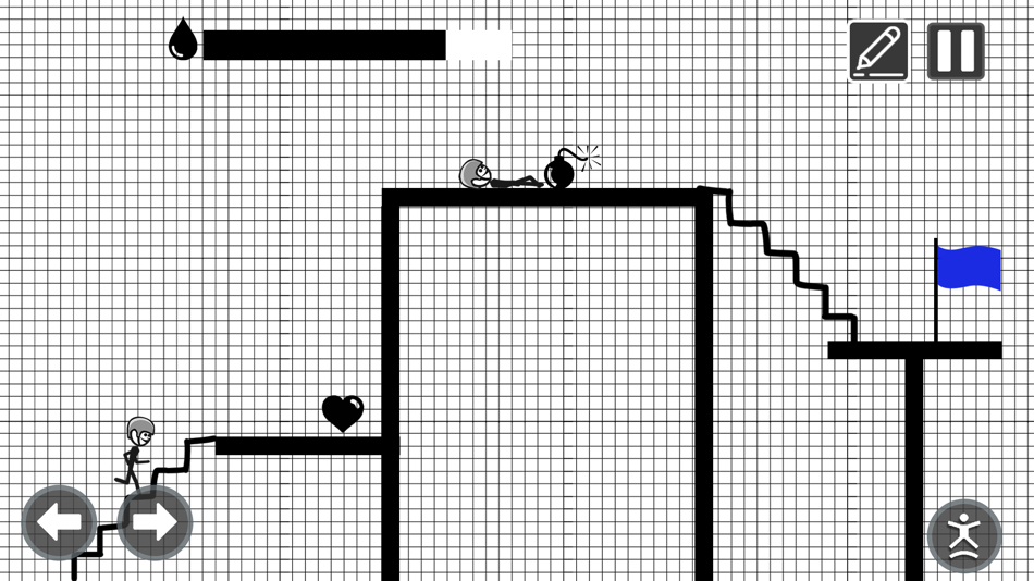 #2. Draw The Line: Stickman Games (iOS) 由: Muhammad Waseem Afzal