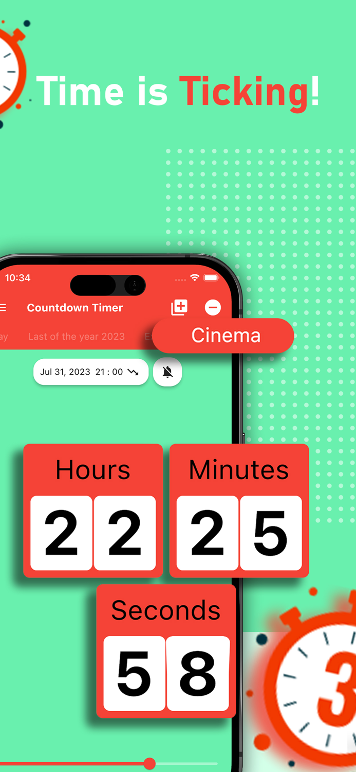 Countdown to an event