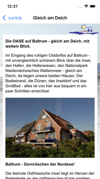OASE Baltrum Screenshot