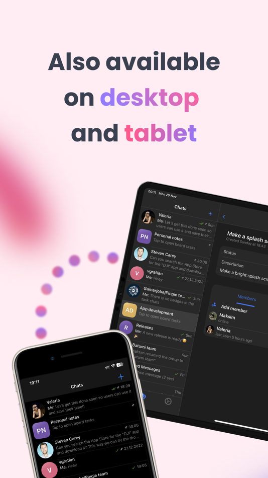 #7. Teamin: manage tasks and chat (macOS) 由: Maksim Zemlyanikin