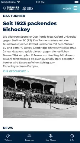 Game screenshot Spengler Cup Davos (offiziell) apk