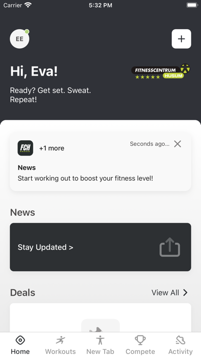 Fitnesscentrum Husum Screenshot