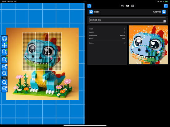 Brick Art Instructor iPad screenshot 5 - Graphics & Design app