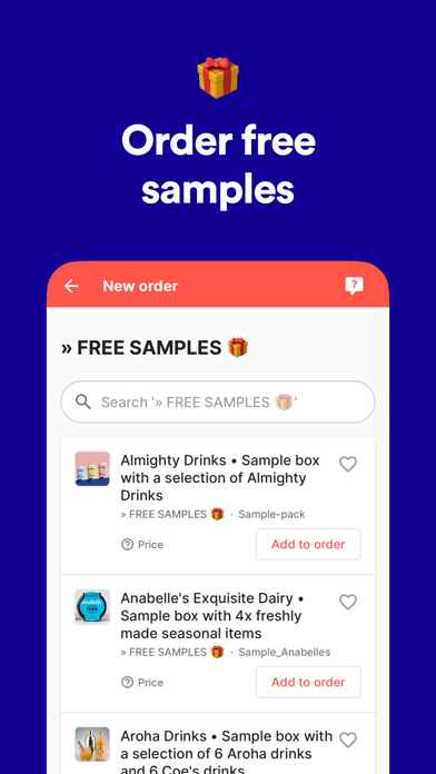 Upstock wholesale food & drink Screenshot