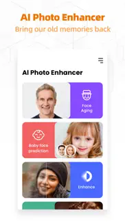 ai photo enhancer - face aging iphone screenshot 1