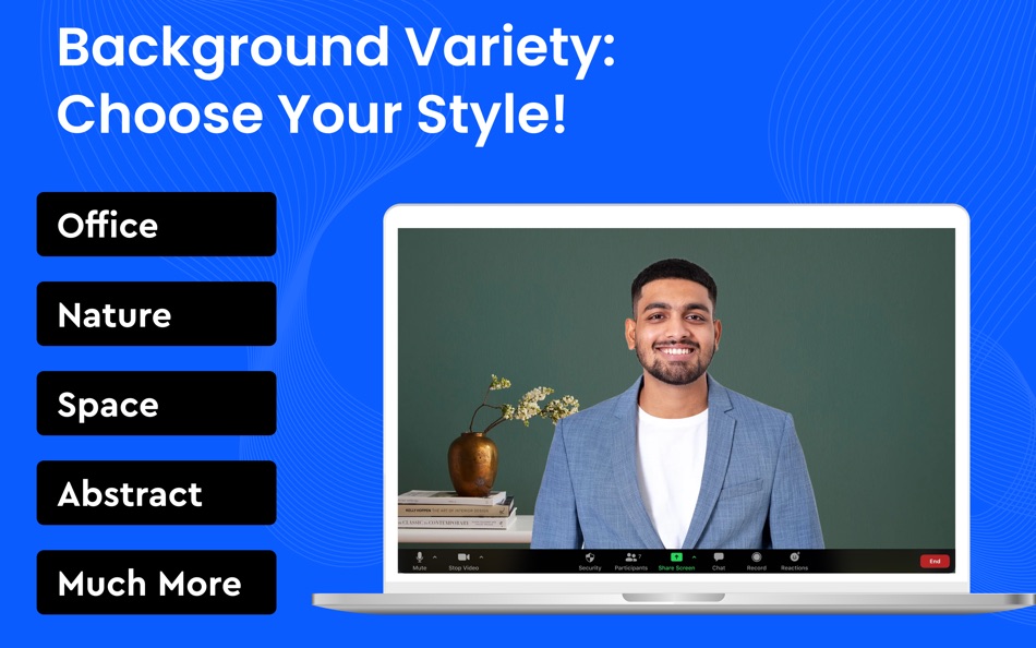 #2. Virtual Background for Meeting (macOS) Podle: Technoventive Solutions
