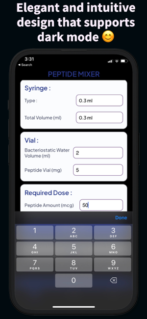 ‎PepCal: Peptide Calculator Screenshot