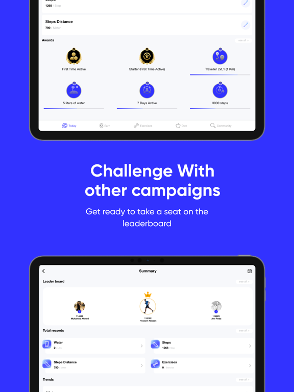 iTrainer: Diet & Exercise AI iPad screenshot 6 - Health & Fitness app