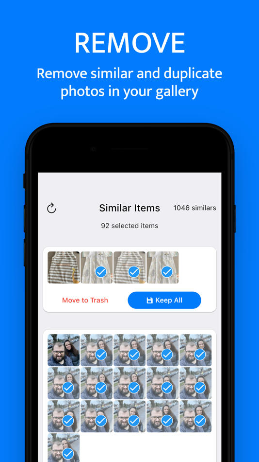 #2. TidyUp - Phone storage cleaner (iOS) Podle: Openbeta Limited