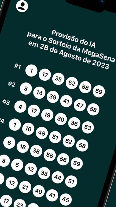 MegaSena.ai Número Predictor Screenshot