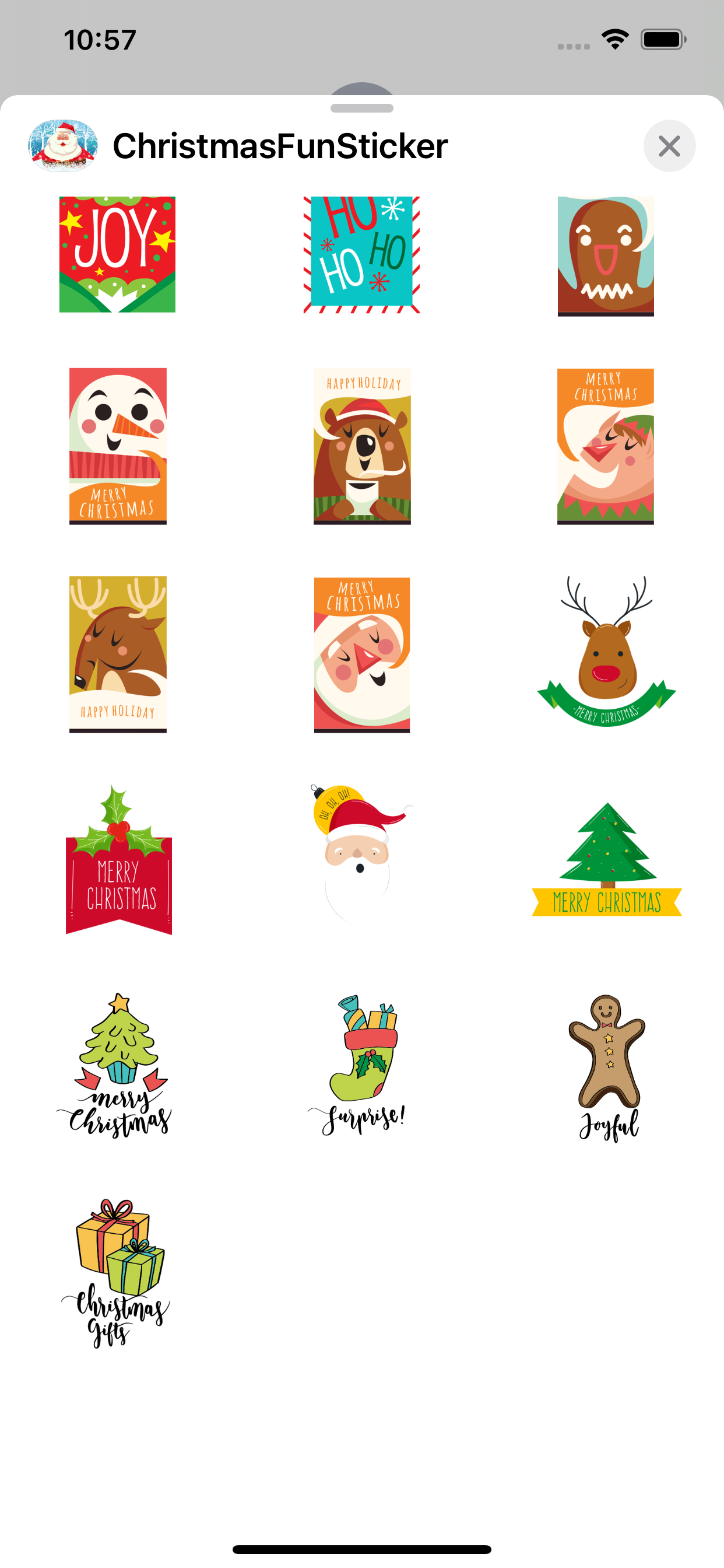 Christmas Fun Sticker