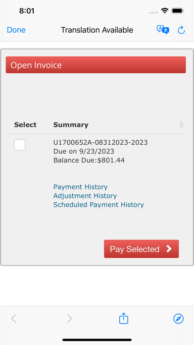 My Insurance® Mobile Account Screenshot