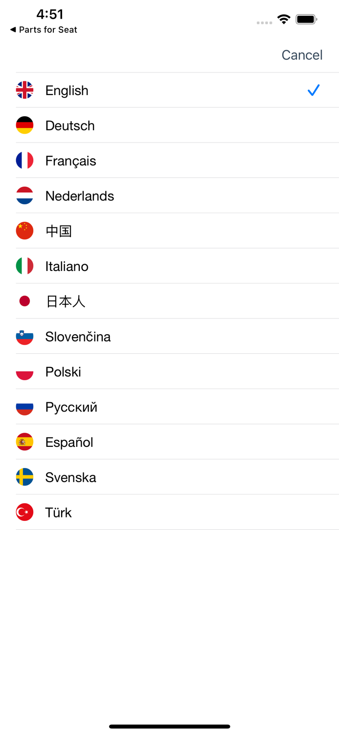 Car parts for Skoda diagrams