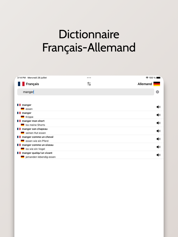 Screenshot #4 pour Dictionnaire Allemand/Français